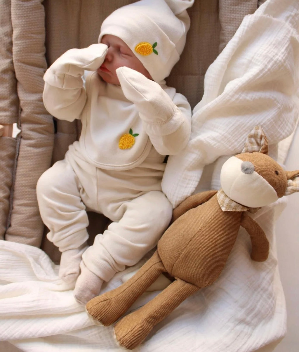 Soft Lemon Baby Set 🍋