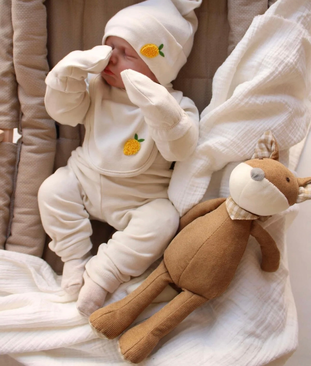 Soft Lemon Baby Set 🍋