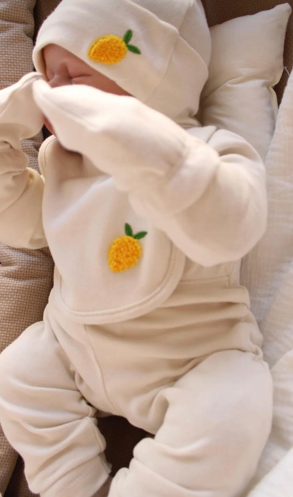 Soft Lemon Baby Set 🍋